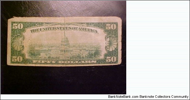 Banknote from USA year 1929