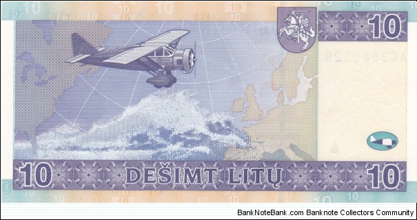 Banknote from Lithuania year 2007