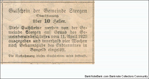 Banknote from Austria year 1920