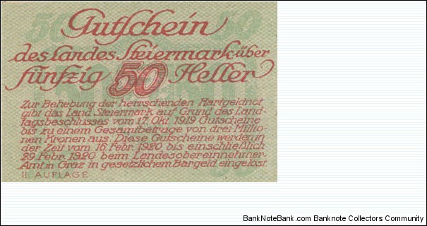 Banknote from Austria year 1920