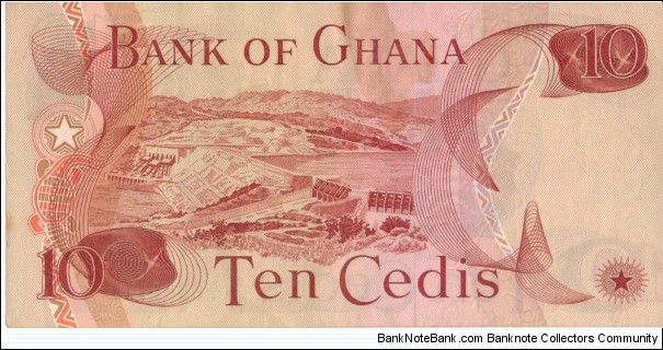 Banknote from Ghana year 1978