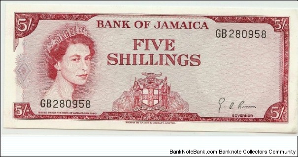 Five Shillings Banknote