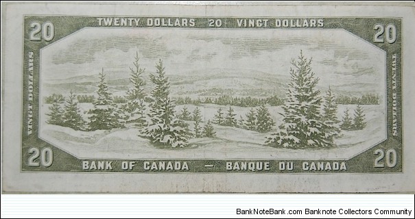 Banknote from Canada year 1954