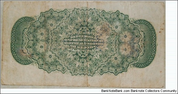 Banknote from Canada year 1870