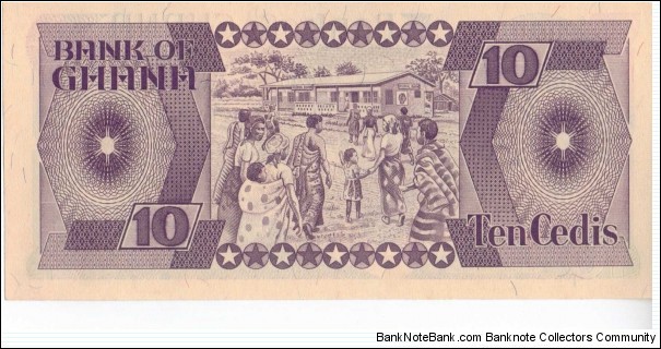 Banknote from Ghana year 1984