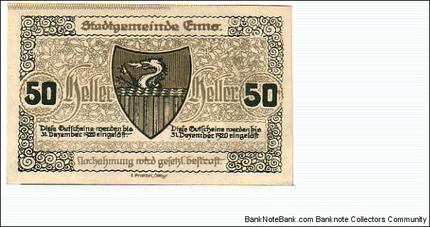 Banknote from Austria year 1920