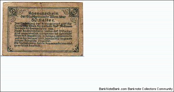 Banknote from Austria year 1920