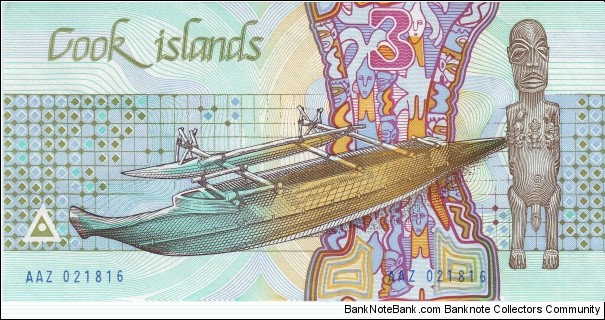 Banknote from Cook Islands year 1987