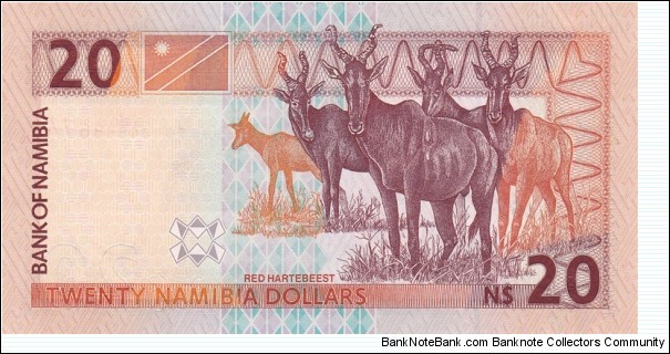 Banknote from Namibia year 2001