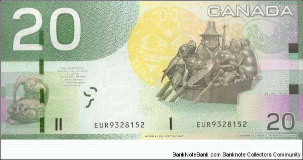 Banknote from Canada year 2004