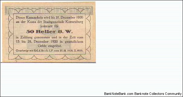 Banknote from Austria year 1920