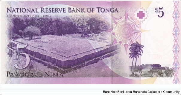 Banknote from Tonga year 2008