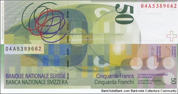 Banknote from Switzerland year 2004