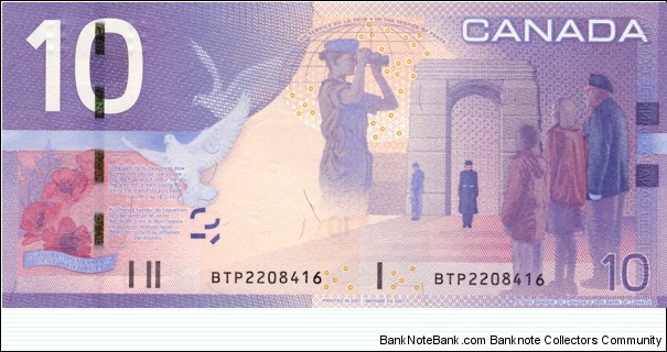 Banknote from Canada year 2006