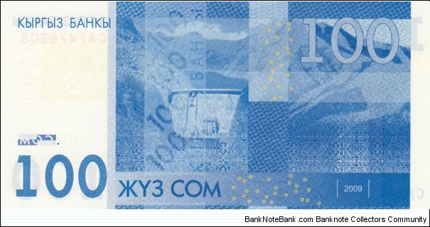 Banknote from Kyrgyzstan year 2009