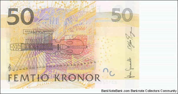 Banknote from Sweden year 2004