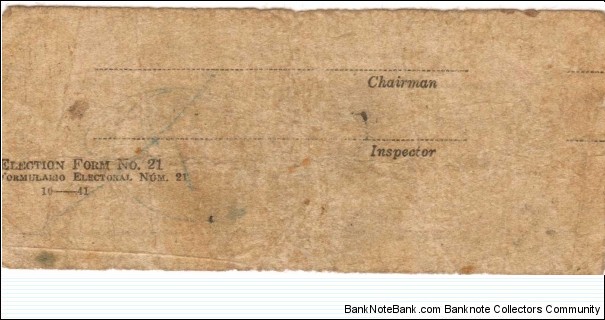 Banknote from Philippines year 1943