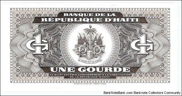 Banknote from Haiti year 1992