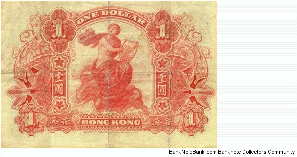 Banknote from Hong Kong year 1913