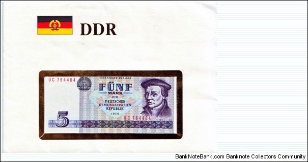 5 GDR Mark Banknote