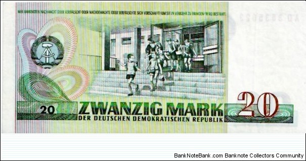 Banknote from Germany year 1975