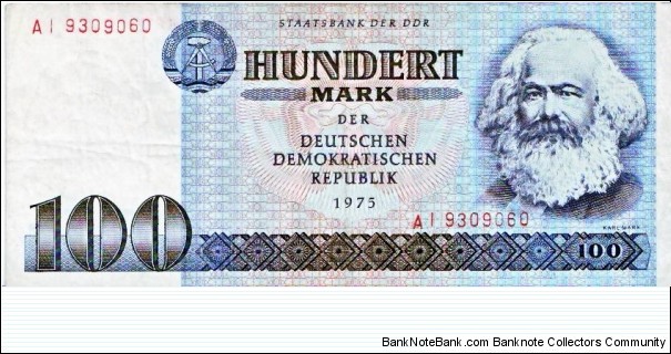 100 GDR Mark Banknote