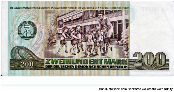 Banknote from Germany year 1985