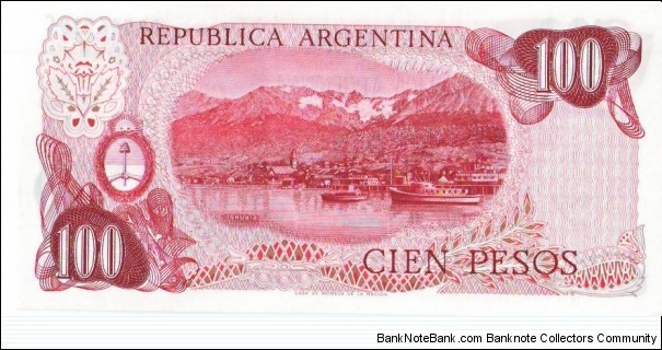 Banknote from Argentina year 1976