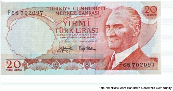 20 Lira Banknote