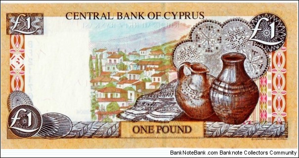 Banknote from Cyprus year 2004