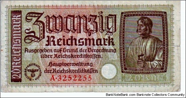 20 Reichsmark Banknote