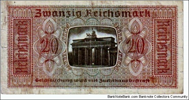 Banknote from Germany year 1940