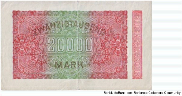 Banknote from Germany year 1923