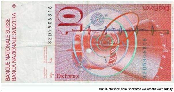Banknote from Switzerland year 1978