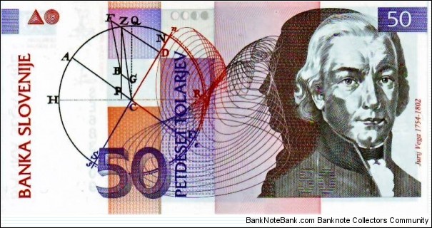 50 Tolarjev Banknote