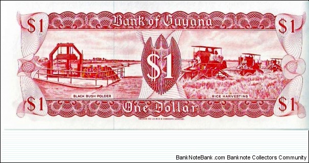 Banknote from Guyana year 1989