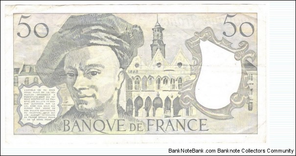 Banknote from France year 1991