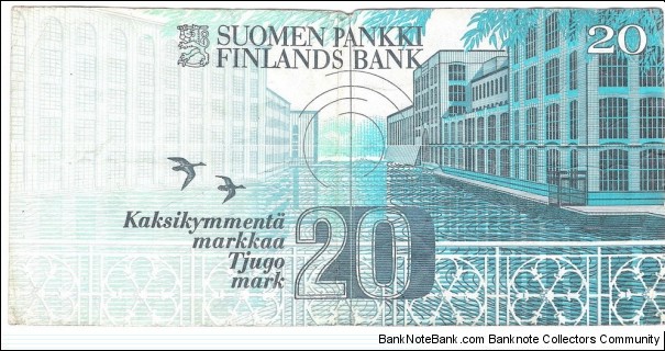 Banknote from Finland year 1993