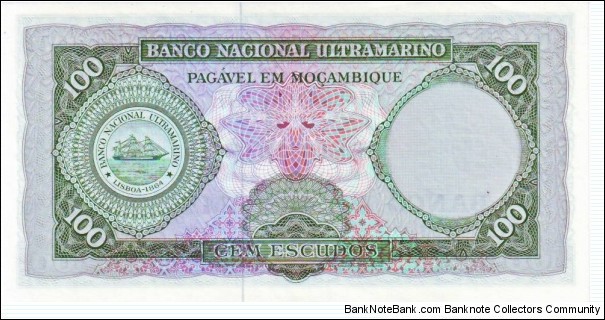 Banknote from Mozambique year 1961