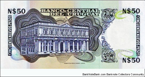 Banknote from Uruguay year 1989