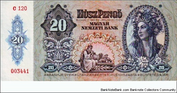 20 Pengö Banknote