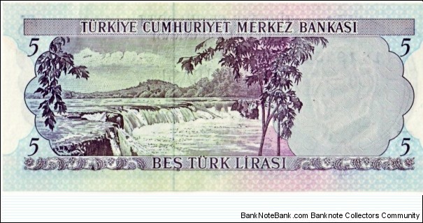 Banknote from Turkey year 1968