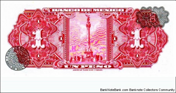 Banknote from Mexico year 1967