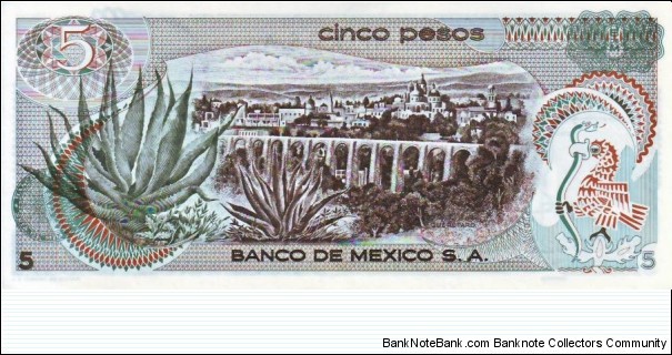 Banknote from Mexico year 1972