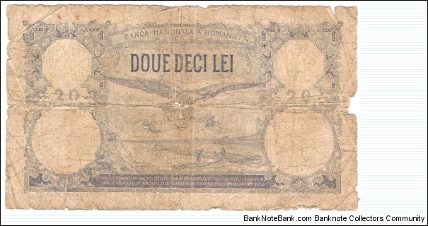 Banknote from Romania year 1929
