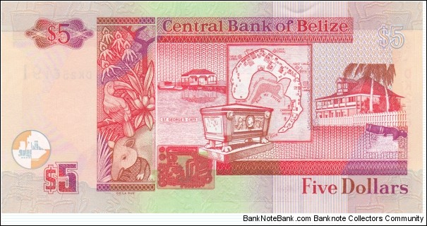 Banknote from Belize year 2009