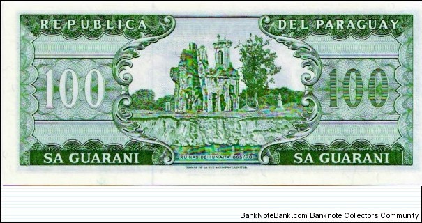 Banknote from Paraguay year 1952