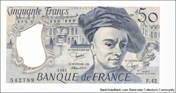 France P152b (50 francs 1985) Banknote