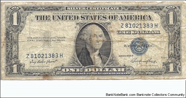 1935E Banknote