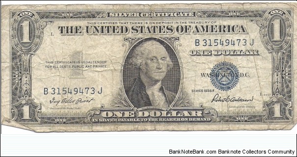 1935F Banknote